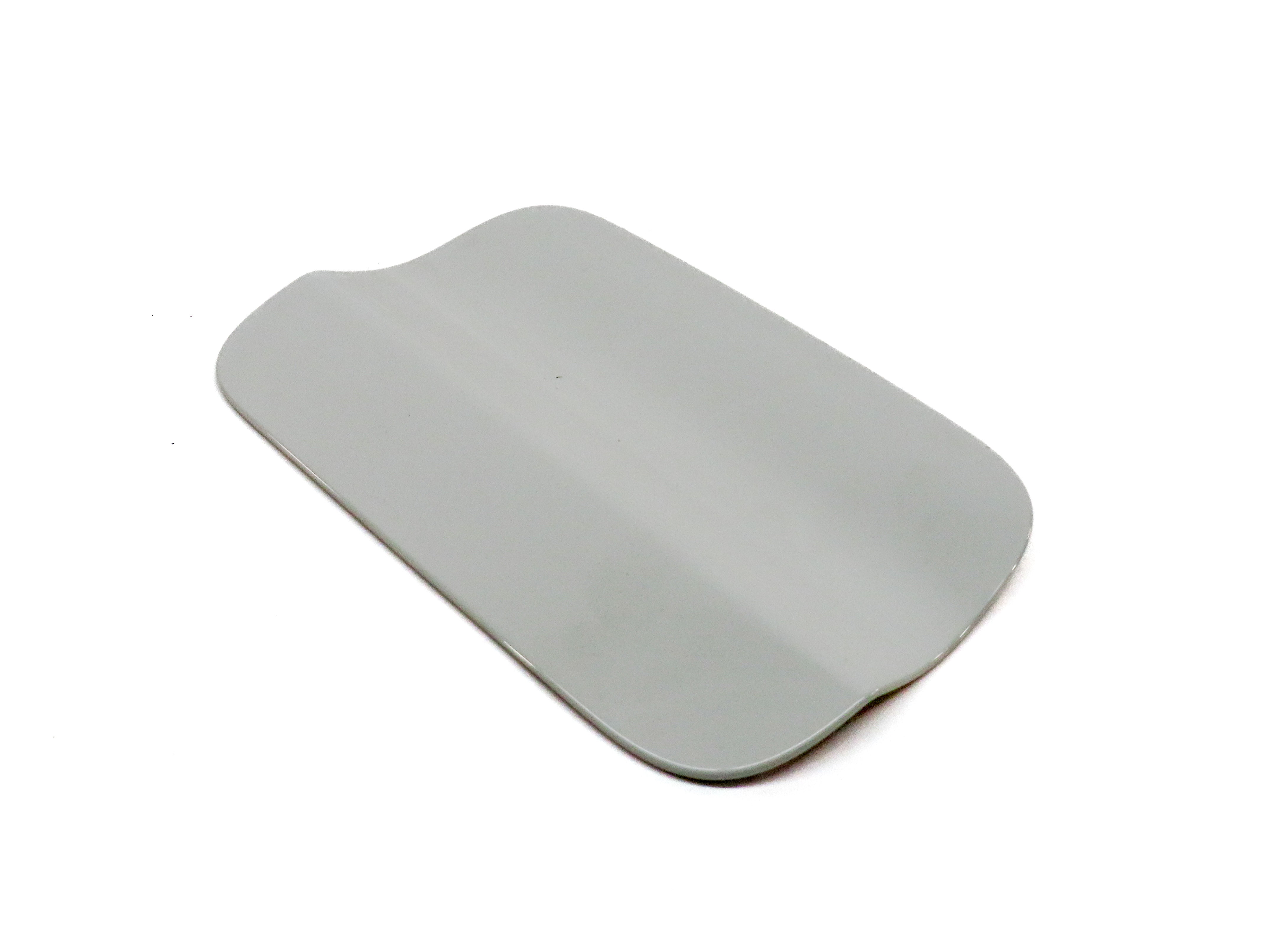 11-17 BMW X3 (F25) FUEL TANK DOOR LID COVER TRIM w/o HOUSING (White) — exact item pictured